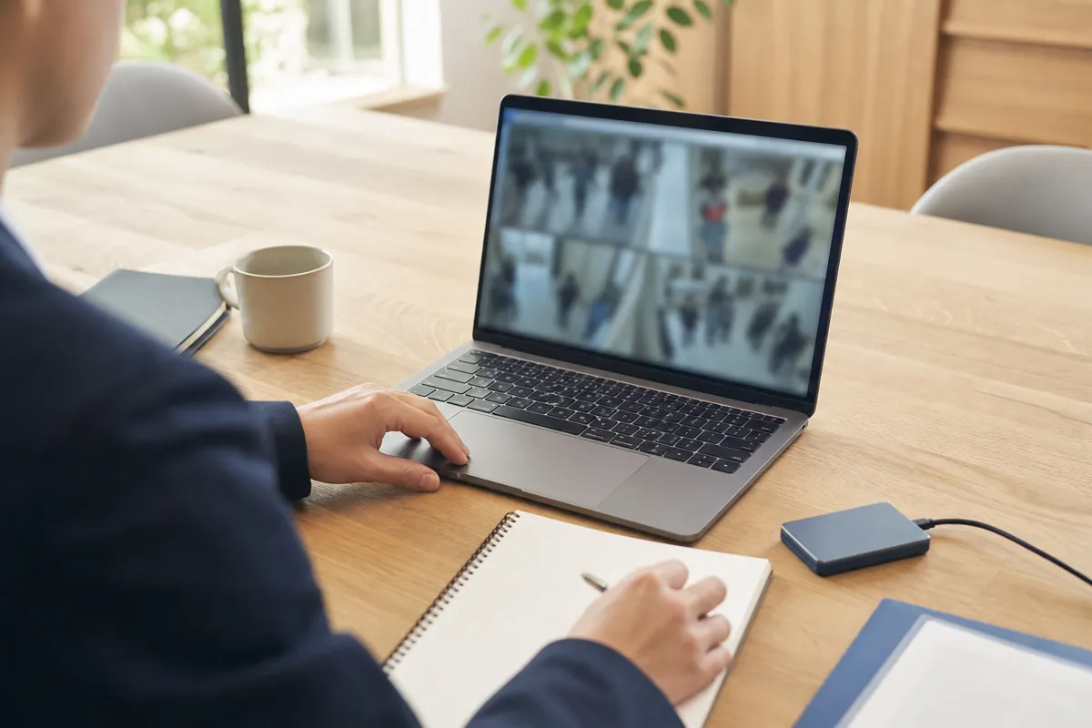 撮影済みの映像を確認して解析できる項目を整理する活用イメージ